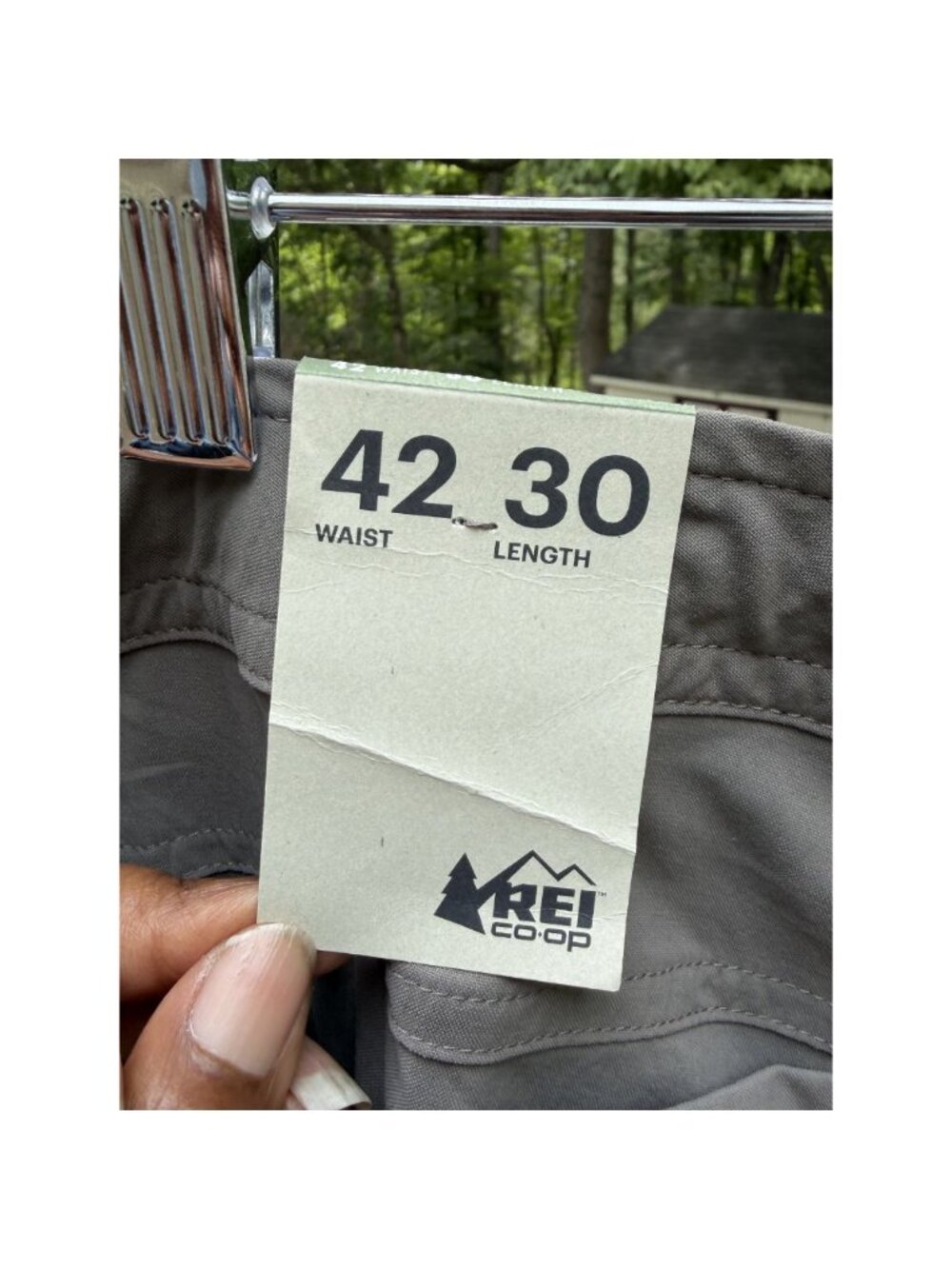 REI Stratus Gray Trailmade Pants Sz.42 NWT - Picture 5 of 6